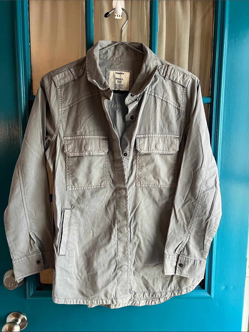 Sonoma Light Gray Military Field Jacket